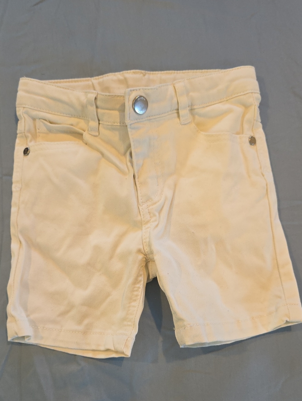 Jacadi WhiteToddler Shorts with Front Pockets